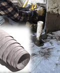 Heavy Duty Tear Resistant Polyethylene Fabric Roll No Sweat Setup For Bathtub Surrounds And Shower Walls Ace Your Bathroom Remodel Foolproof Underlayment Waterproof 186 Feet close-up with installation.