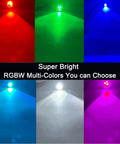 Underwater Boat Drain Plug RGBW LED Light IP68 Marine Trailer Light emits multiple colors for swimming and diving
