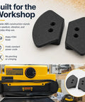 Kick Ass Screw Mount Power Cable Bracket For Dewalt DW735 Woodworking Planer, durable ABS construction, holds power cords securely.