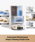 Robot Vacuum And Mop With Crazy 10000 Pa Suction MopExtend Tech All In One Base Station 75 Day Auto Empty Self Washing System
