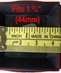 44mm Quick Release Plate Tripod Mounting Adapter Pack Of 2 for Easy Camera Swaps with tape measure showing 1-3/4 inch fit