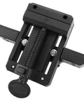 Straight Shooter Cabinet Door Alignment Jig And Quick Draw Hang Mounting Fixture with steel black T-arm for precise alignment.