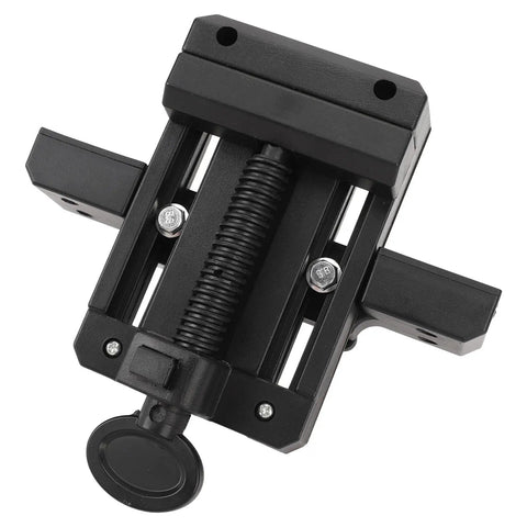 Straight Shooter Cabinet Door Alignment Jig And Quick Draw Hang Mounting Fixture with steel black T-arm for precise alignment.