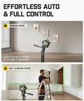 D12 Ace Laser Level With 3x360 Degree Lines 16 Lines Self Leveling For Construction Projects Pro Grade Laser Alignment Tool For Quick Leveling And Plumb, manual mode
