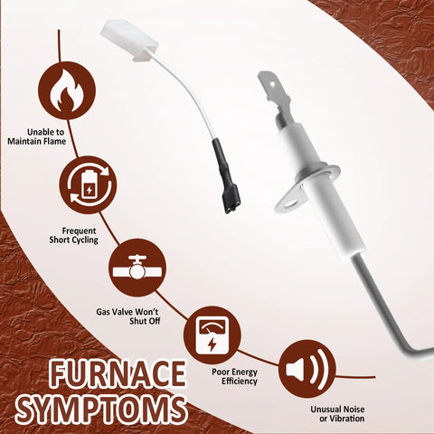Flame Sensor Replacement For Carrier Bryant Day And Night Furnaces Direct Fit Electrode Sensor with furnace symptoms chart