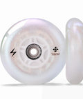 Lit Up Inline Skate Wheels 76Mm 80Mm 90A Pearl Luminescent Roller Blade Wheels For Indoor Outdoor Use 4 Pack LED Motion Powered Night Visibility Glow