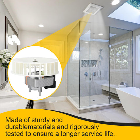 Replacement Motor Assembly For Bathroom Exhaust Fans That Delivers No-Fuss, Powerful And Quiet Ventilation