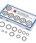 O Ring Hydraulic Seal Kit For SAE 900 Series 12 Sizes Buna N 90 Oil Resistant Nitrile Pack Of 275 Seals in plastic box