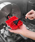 Three Pack Plug Lockout Device For Lockout Tagout 110 And 220 Volt Polypropylene Power Cord Lockout with open casing