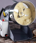 Pro Grade Electric Grain Grinder Mill High Speed Spice And Herb Grinder With 800g Capacity filled with finely ground powder