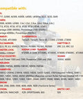 Compatibility list for 12V 250A Winch Solenoid Relay Contactor With Terminal Caps And Rocker Thumb Switch for ATV UTV