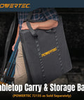 Carrying bag for Foldable 24 X 48 Inch Workbench Tabletop with quick insert locks and pre drilled dog holes