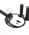 Seven Eighths Inch Quick Twist Throttle Grips With See Through Cable Box Aluminum Alloy Universal Fit For CRF KLX SSR TTR