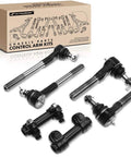 Front Tie Rod End Replacement Kit for Dodge Ram 1500 2000 2001 2500 2000 to 2002 and 3500 2000 to 2002 RWD, Includes Inner and Outer Ends, Fixes Uneven Tire Wear and Steering Play. Steel tie rod end kit with inner and outer ends, adjusting sleeves, and box