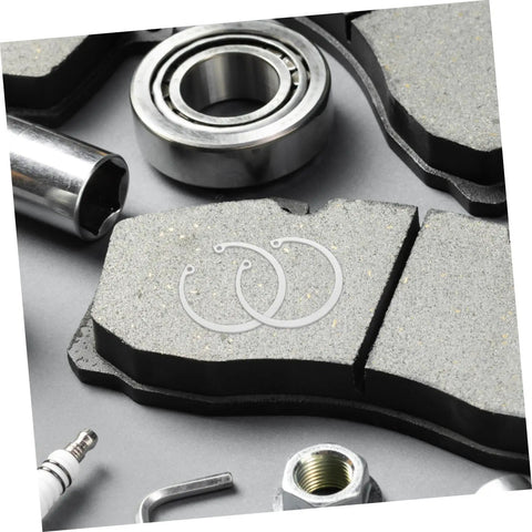 Five Piece Stainless Steel C Clips Kit For Grooved Shafts Heavy Duty Retaining Snap Rings Set With Multiple Sizes