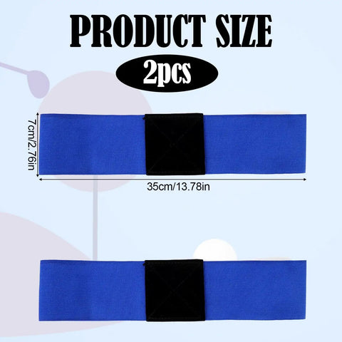 Two Pack Golf Swing Arm Bands Elastic Posture Corrector And Training Aid For Strength Grip Connection Band 13.8 x 2.8 inches