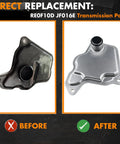 CVT Transmission Filter Oil Pan Gasket Kit RE0F10D 31728-28X0A direct replacement before and after comparison