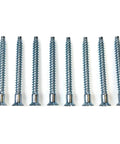 Replacement Confirmat Furniture Screws For Assembly Compatible With Part 131348 Ideal For PINNTORP Chairs shown in zinc plated steel