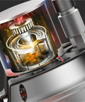 Close-up of internal mechanism in 24V 550W Electric Grease Gun With Automatic Dispensing And High Pressure For Hard To Reach Areas