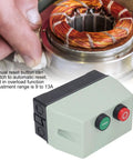 Heavy Duty Magnetic Switch Starter For 220 230V Single Phase Motors With Overload Protection IP55 Splashproof Housing