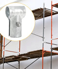 Six Pack End Rail T Clamps For 1-3/8 Inch OD Pipe Heavy Duty Galvanized Steel Fence Connectors With Bolts And Nuts Included