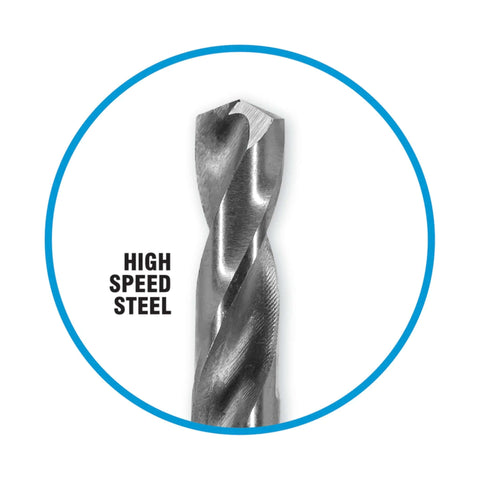 Hole saw arbor, 1/2-in quick-change, high-speed steel, close-up view
