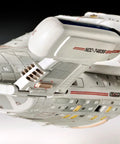 Close-up of U.S.S. Voyager 1:670 Scale Unassembled Unpainted Plastic Model Kit for Star Trek Fans Intrepid Class Starship.