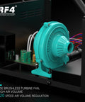 Brushless turbine fan inside Soldering Station With Digital LCD Display For Mobile Phone Motherboard PCB BGA Desoldering And Repair Platform