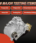 Power Take Off PTO Differential Transfer Case Assembly For Your Ride OEM Style Replacement That Fits Ford Fusion 2006 To 2012 Lincoln MKZ 2007 To 2012 Mercury Milan 2006 To 2010 Mazda CX 9 2007 To 2015 600 235 7E537251BV 7E5Z7251H cast aluminum unit