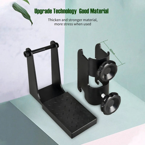 Metal lever and clip components of Spade Fork Digging Tool With Steel Head And Replaceable Handle for minimization of bending and back strain