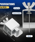 Butt Welding Clamps 16 Pack For Edge To Edge Welding And Auto Body Repairs, carbon steel construction with wing nut and block design