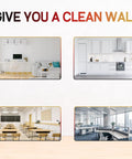Clean walls in home office, kitchen, classroom, and office after using All In One Wall Repair Kit With Spackle Paste And Scraper Two Pack For Quick Dry White Plaster Patch Holes And Cracks Graffiti Easy DIY Fix For Home Projects Today.