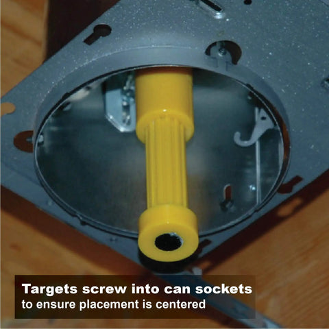 Stop Sweating Those Tricky Drywall Cutouts With This Heavy Duty Magnetic Recessed Light Layout Tool That Snaps Together Through Sheetrock To Nail Perfect Centers And Slash Guesswork Dead