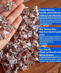 Durable Clear Plastic Shelf Pegs For Furniture Upgrades With A Quick Fix And Zero Drama 50 Piece Set Of 5 Mm Cabinet Support Pins to support shelves.