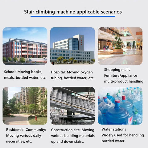 Heavy Duty Electric Stair Climbing Dolly With 2000W Brushless Motor For Super Easy Moving And Lifting Heavy Loads Up Stairs Like A Champ in various scenarios.