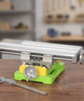 Heavy Duty Cross Slide Table For Milling Machine With Dual Axis X Y Travel Adjustment smooth operation on a wooden surface.
