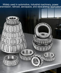 Tapered Roller Bearing Cone 30Mm Bore 55Mm OD 20.5Mm Thick Chrome Steel Heavy Duty Load Bearing ABEC3 for industrial applications