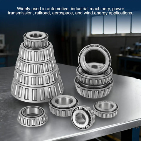 Tapered Roller Bearing Cone 30Mm Bore 55Mm OD 20.5Mm Thick Chrome Steel Heavy Duty Load Bearing ABEC3 for industrial applications
