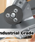 Close-up of drill nibbler gear for 'Turn Your Drill Into A Metal Cutting Beast With This Drill Nibbler Attachment A Gear Driven Cutter That Delivers Smooth Spark Free Cuts Through Aluminum Steel Copper And Iron For Thin Sheet Metal Projects'