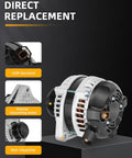 Beefed Up High Output Alternator For Odyssey 2011 2012 2013 Pilot 2012 2013 2014 2015 Ridgeline 2012 2014 12V 130Amp Replacement