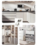 Two Piece Hidden Soft Close Cabinet Hinges For Kitchen Surface Mount Easy Install No Pre Drilling 90 Degree Opening Durable