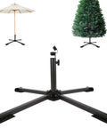 Heavy Duty Foldable Beach Umbrella Stand With Universal Clamp That Fits Poles From One Inch To One And A Half Inches Portable Base Holder