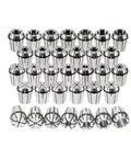 Top Tier Er8 Er11 Er16 Er20 Er25 Er32 Precision Spring Collet Set With Chuck, 15pcs alloy collet set for CNC milling.