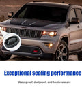 Headlight Dust Cover Cap For Jeep Grand Cherokee WK 2017 2022 Replacement Rubber Seal Protect Headlamp Housing Waterproof Debris Shield For Precise OEM Like Fit And All Weather Protection installed