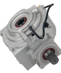 Top Shelf Front Differential Assembly Replacement For Polaris RZR 800 2008 To 2010; silver metal assembly with gear and connectors.
