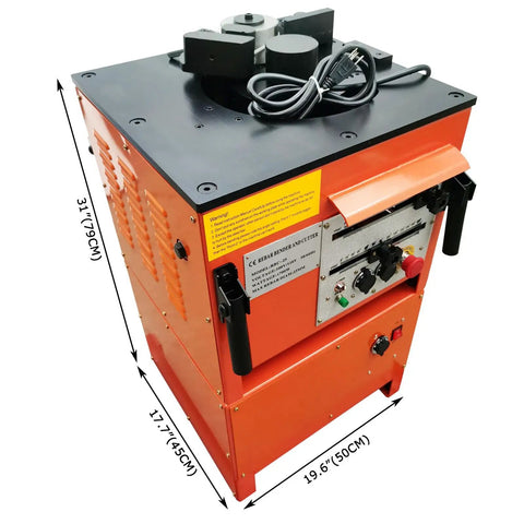 Badass 110V 1700W Electric Rebar Bender And Cutting Machine With Foot Switch for Round Steel Rods Up To.98 Inch Diameter, detailed view.