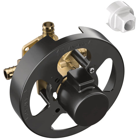 PosiTemp Pressure Balancing Shower Valve With M Pact Common Valve System, Half Inch Connection, Quick Install For Safe Water Temperature