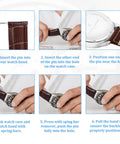 Watch band pins set with spring bar remover tool; 360pcs, 1.5mm pins for 8–25mm watch bands, Amazon brand.