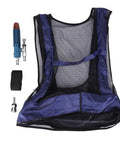 Air Compressed Cooling Vest For Industrial Crews Featuring Vortex Tube Tech with cooling connector and adjustable straps.