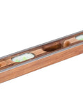 24 Inch Wood Level For DIY And Masonry Projects, Handcrafted USA Made, Built Tough And Dead Accurate To 0.015 Inches, Three Ply Masonry Vials